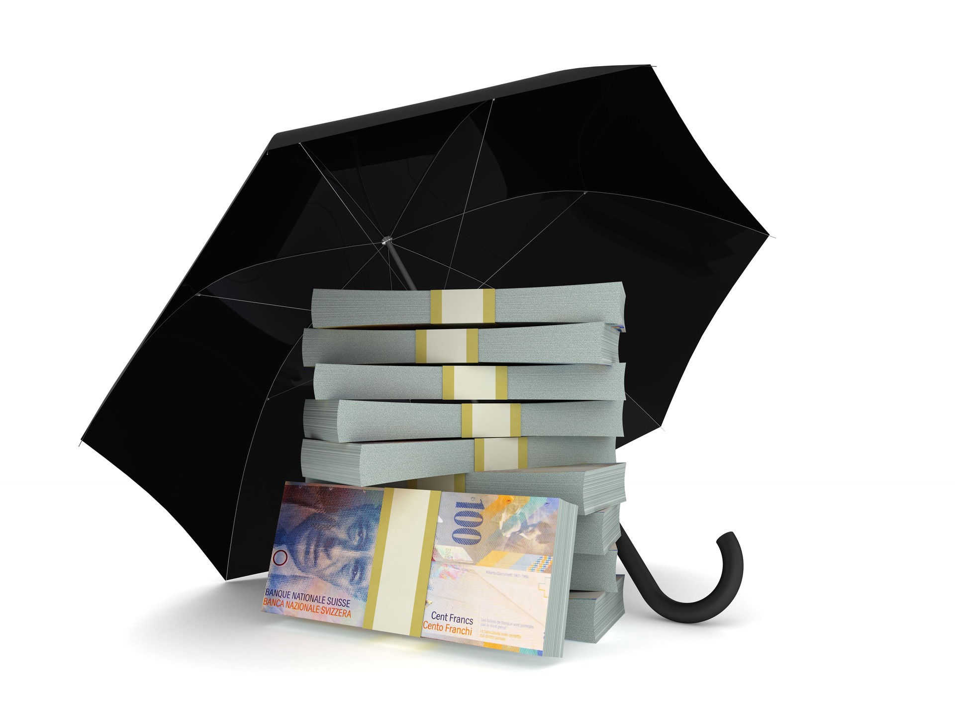 Swiss franc money finance risk insurance